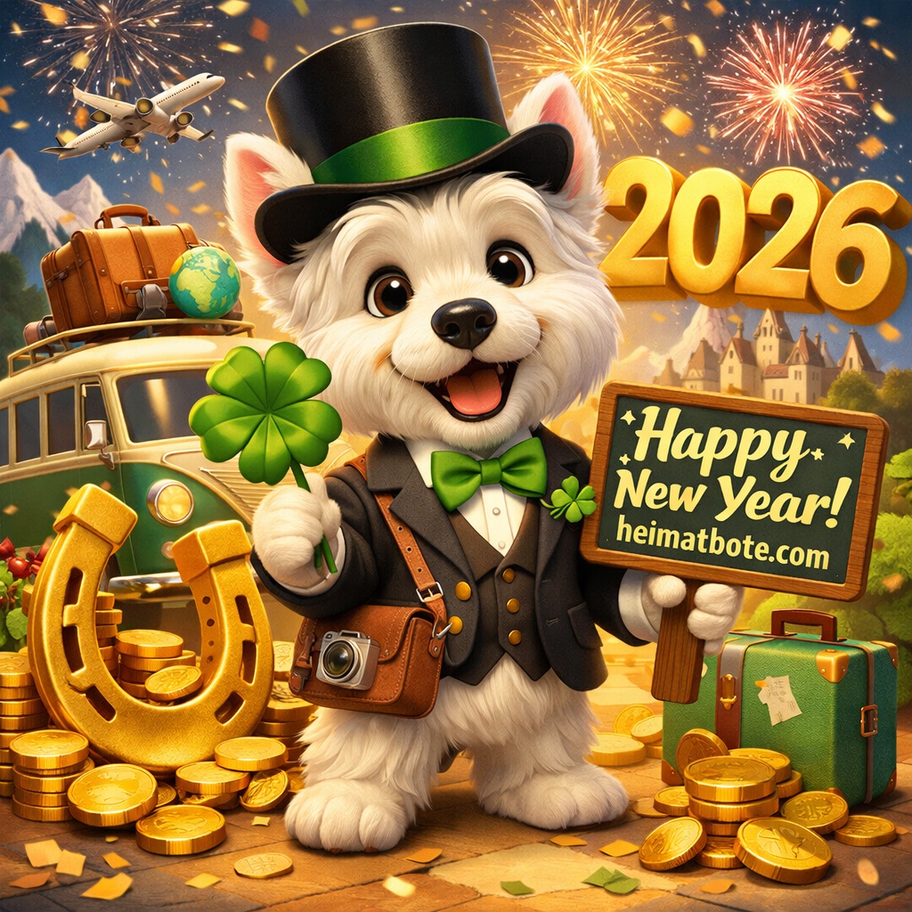 Neujahrsgrüße und Wünsche für 2026